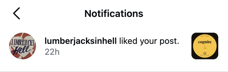 Lumberjacks in Hell liked normal's cognite post on Instagram