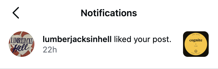 Lumberjacks in Hell liked normal's cognite post on Instagram
